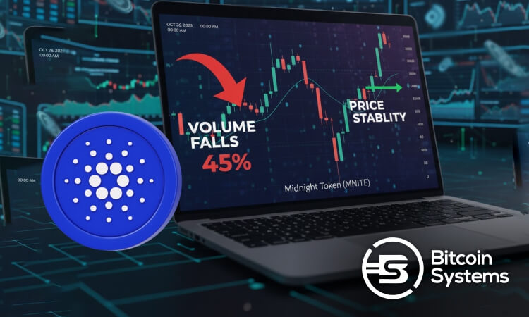 Cardano’s Midnight Token Volume Falls 45% While Price Shows Stability