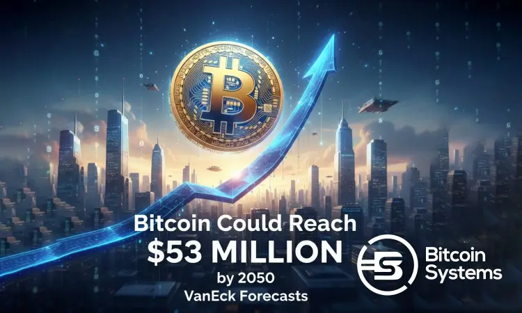 Bitcoin Could Reach $53 Million by 2050, VanEck Forecasts