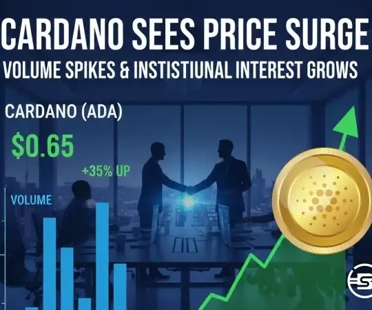 Cardano Sees Price Surge as Volume Spikes and Institutional Interest Grows