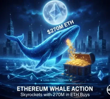 Ethereum Whale Action Skyrockets with 270M in ETH Buys and Long-Term Positioning