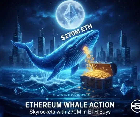 Ethereum Whale Action Skyrockets with 270M in ETH Buys and Long-Term Positioning