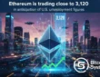 Ethereum is trading close to 3,120 in anticipation of U.S. unemployment figures