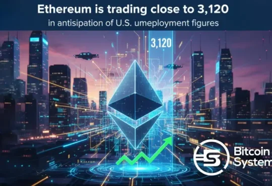 Ethereum is trading close to 3,120 in anticipation of U.S. unemployment figures